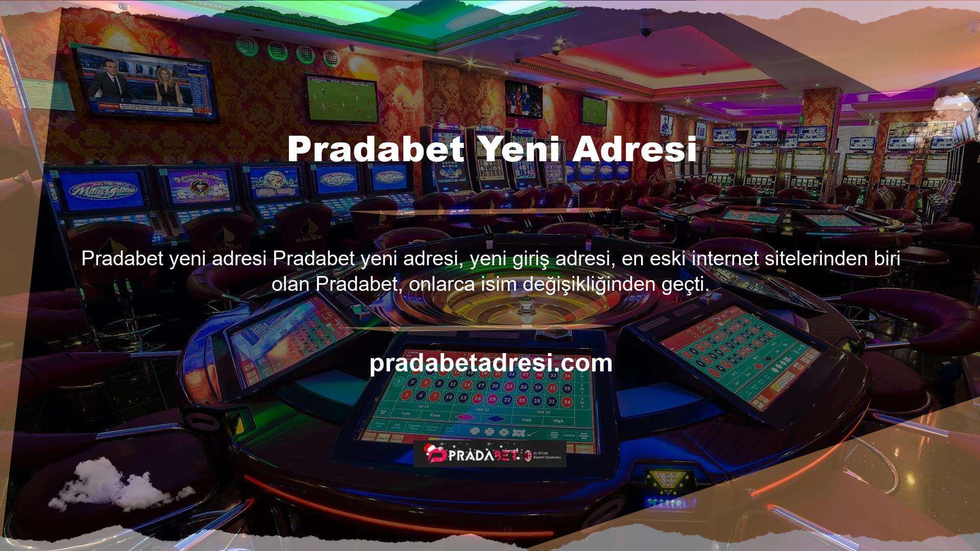 Türk web sitesi Pradabet artık Pradabet adını kullanıyor
